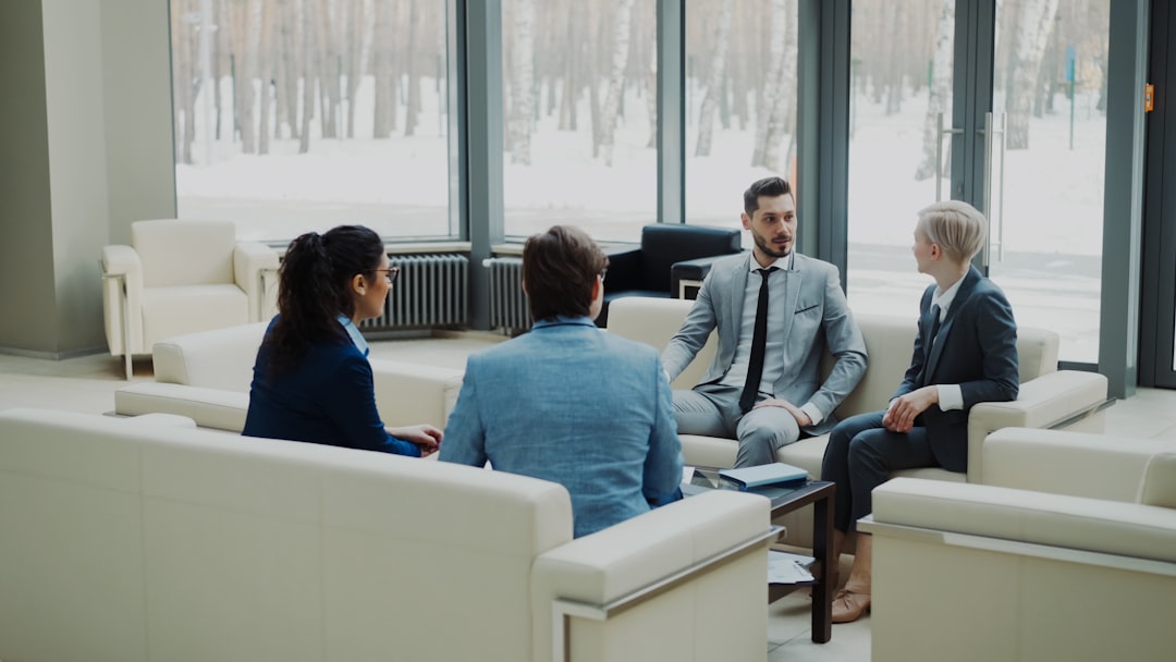 modern office team meeting