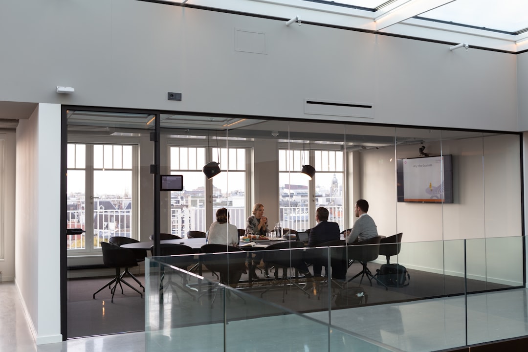 modern office team meeting