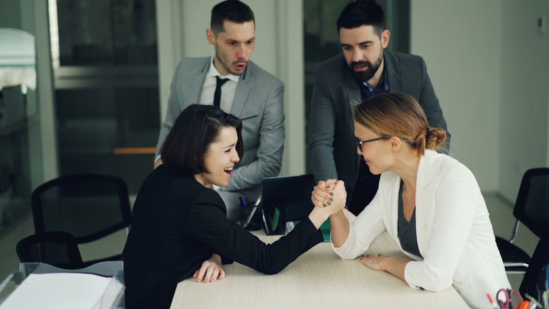 office interview handshake